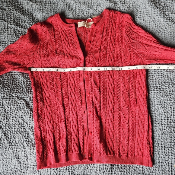 Sezane Ruben Cardigan - Cherry Red XXS - Picture 4 of 7